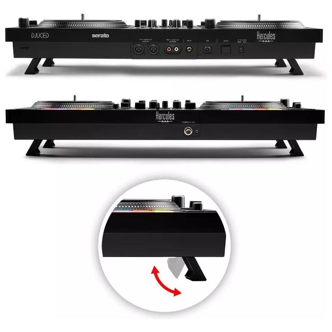 Hercules 4780928 DJControl Inpulse T7 Consolle DJ 2 piatti motorizzati Serato DJ Lite e DJUCED colore Nero