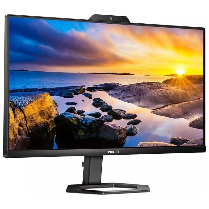 Philips 24E1N5300HE-00 Serie 5000 Monitor PC 23.8'' Full HD IPS Webcam 5MP USB-C 65W Hub USB 3.2 colore Nero