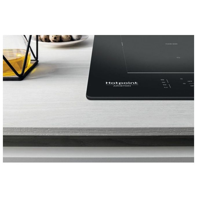Hotpoint HB 3160C NE Piano cottura a induzione 59 cm 4 zone Flexi Duo Touch 7200 W colore Nero