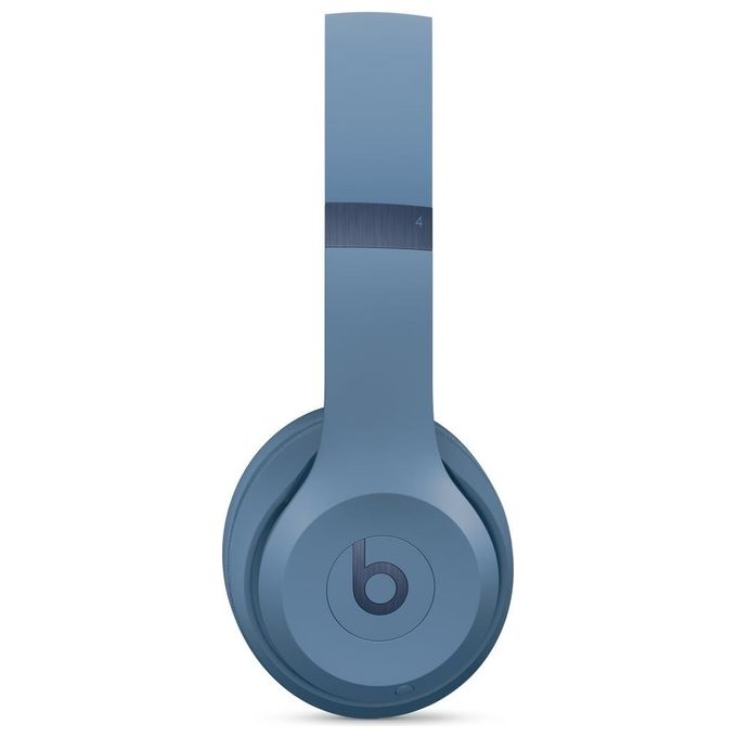 Beats MUW43ZM-A Solo 4 Cuffie On-Ear Wireless Bluetooth Fino a 50 Ore di Autonomia Audio Spaziale Personalizzato con Rilevamento Dinamico della Testa Cavo USB-C e 3.5 mm colore Blu Ardesia
