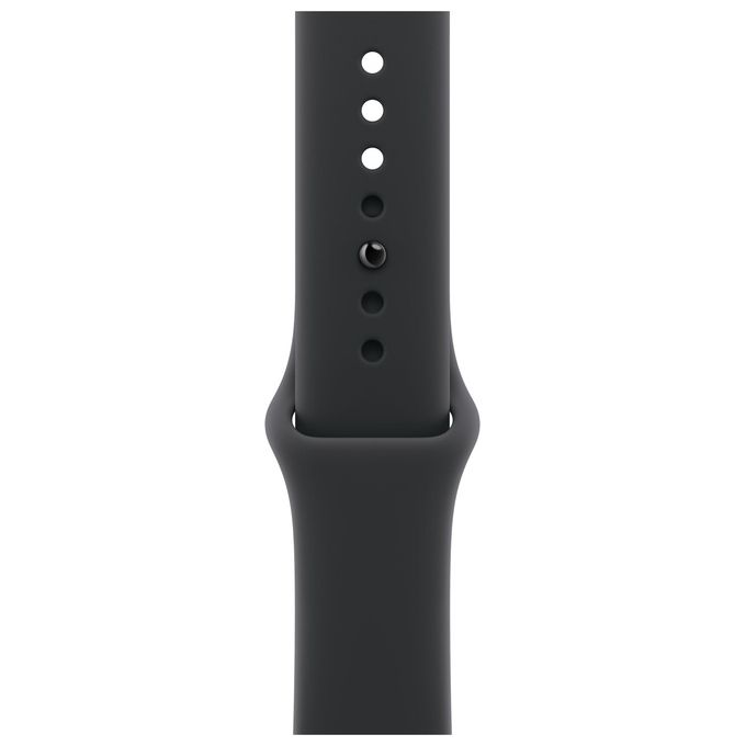 Apple MXLJ3ZM-A Cinturino Sport per Apple Watch Fluoroelastomero Nero 42 mm S-M colore Nero