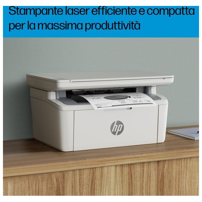 HP 7MD72F LaserJet M140w Stampante Multifunzione Laser A4 Mono 20 ppm 600x600 DPI Wi-Fi Bluetooth colore Bianco