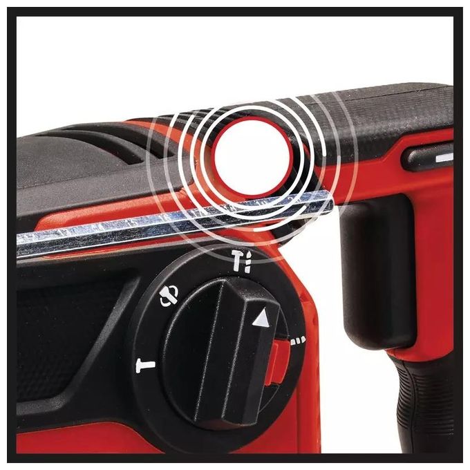 Einhell 4514274 TP-HD 18-28 Li BL+4 Martello Tassellatore a Batteria 18V 3 Ah Brushless con Batteria e Caricabatterie colore Nero Rosso 3,09