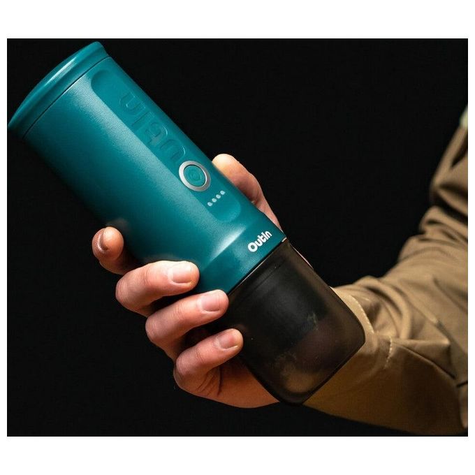 Outin OTEM-01-TEAL Macchina da caffe' espresso nano verde acqua