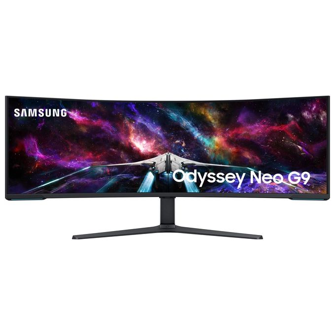 Samsung LS57CG952NUXEN Odyssey Neo G9 Monitor Gaming 57'' Dual UHD 7680x2160 Pixel 240 Hz 1 ms GtG Quantum Mini LED HDR1000 colore Nero