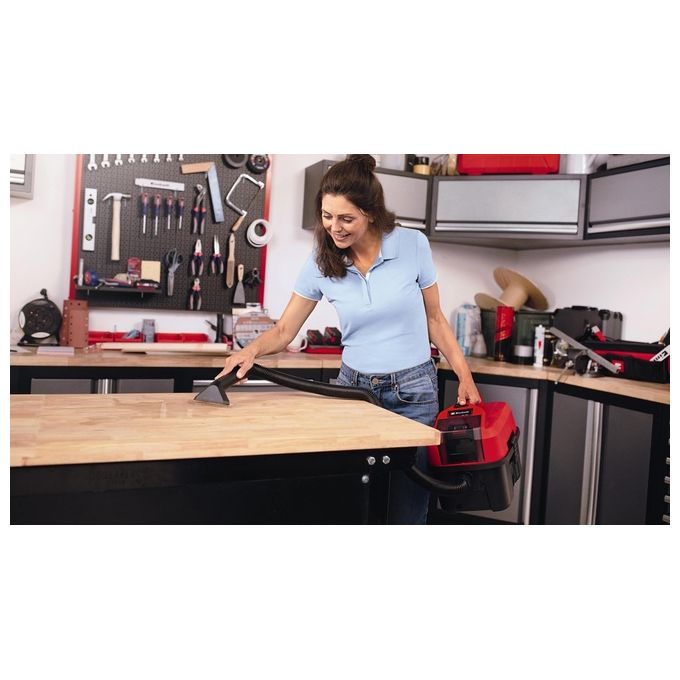 Einhell Aspiratutto A Batteria Te-Vc 18-10 Li (Batteria Non Inclusa)