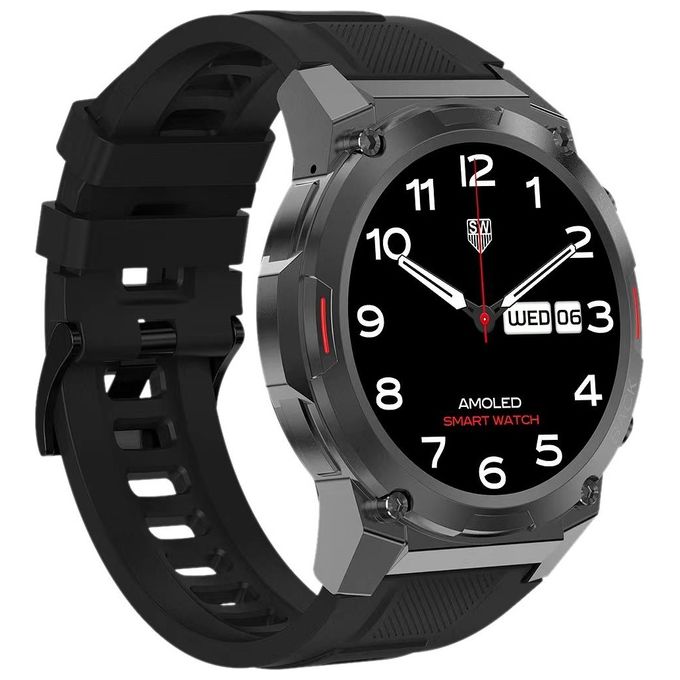 MaxCom FW63BK Cobalt Pro Smartwatch AMOLED 1.43'' IP68 Cardiofrequenzimetro Bluetooth colore Nero