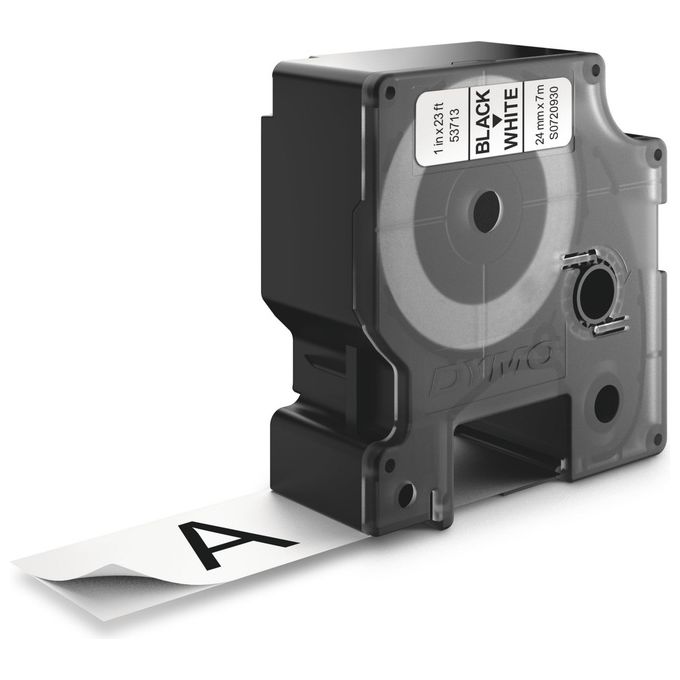 Dymo Nastro D1 24mmx7m Nero Bianco
