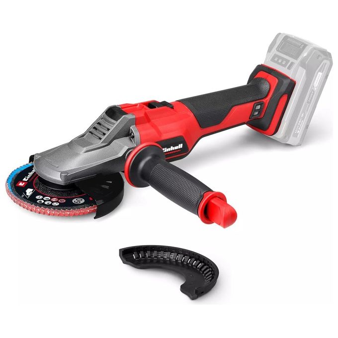 Einhell 4431175 Professional TP-AG 18-125 F Li BL-Solo Smerigliatrice angolare a batteria 18 V 700 W brushless testa piatta disco 125 mm colore Nero