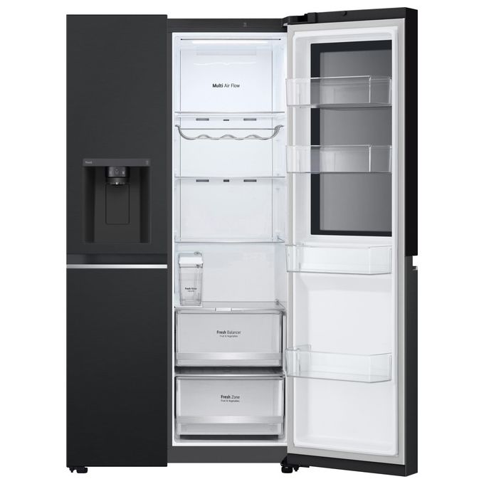 LG GSGV81EPLL InstaView Frigorifero Side by Side 635 L 179 cm Classe E 36 dB Total No Frost Wi-Fi Dispenser colore Nero