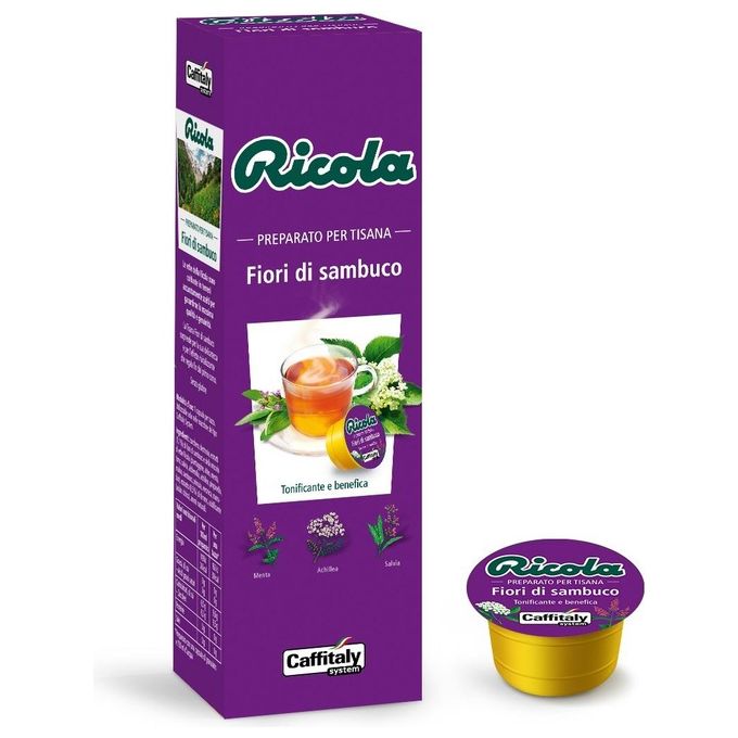 Caffitaly Ricola Fiori di Sambuco Confezione 10 Capsule