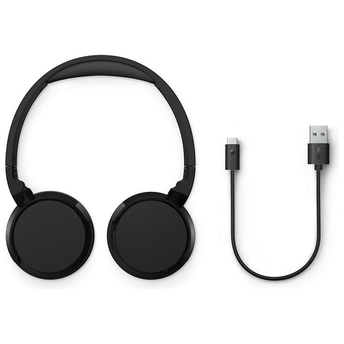 Philips TAH3209BK-00 Cuffie On-ear Wireless Bluetooth 5.3 25h Autonomia Ricarica Rapida USB-C colore Nero
