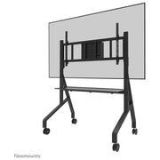 Neomounts FL50-575BL1 Carrello TV per schermi 65-115 pollici portatile con regolazione manuale altezza 10 cm e capacita' 125 Kg colore Nero