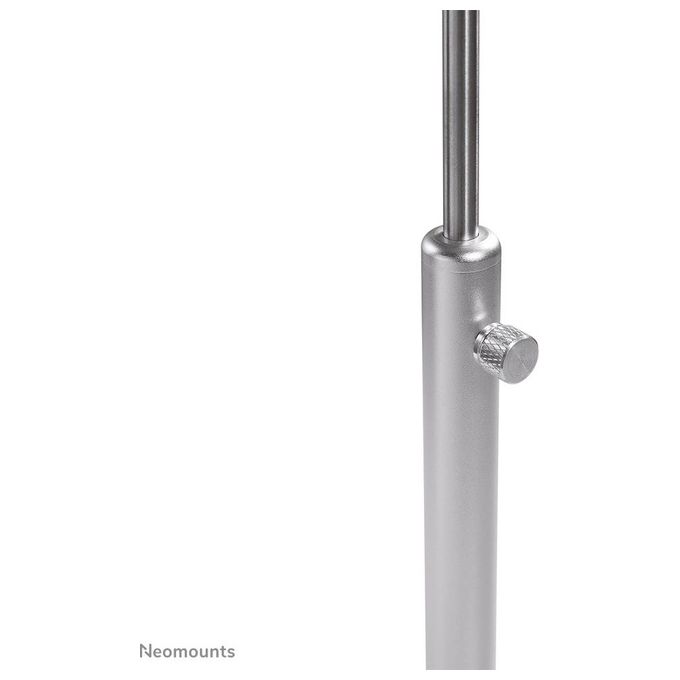 Neomounts DS10-200SL1 Supporto per Telefono regolabile in altezza da 17 a 27 5 cm inclinazione 180° rotazione 360° colore Argento