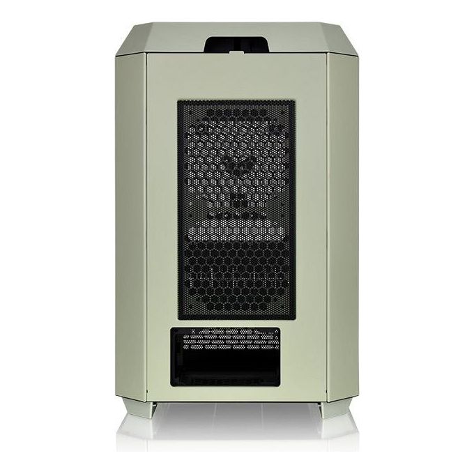 Thermaltake CA-1Y4-00SEWN-00 300 Matcha Green Case PC Micro Tower Fattore di forma micro ATX e Mini-ITX Pannello laterale in vetro temperato colore Verde