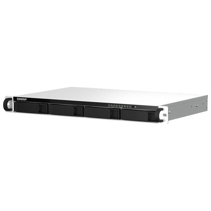 Qnap TS-464EU-8G NAS Rack 1U Intel Celeron N5095 4 Core 2,9 GHz 4 Bay 8 GB DDR4 2x M.2 PCIe Gen 3 2,5GbE RAID colore Nero