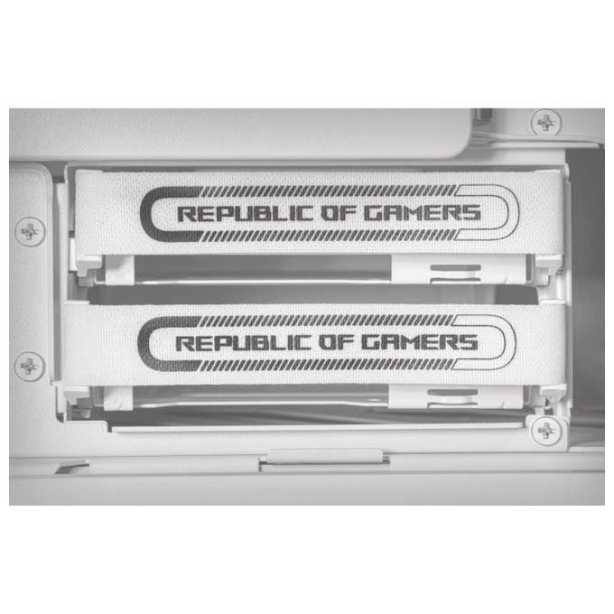 ASUS 90DC00F3-B39000 ROG Hyperion GR701 Case PC Full Tower Supporto E-ATX Radiatori 420 mm 4 Ventole 140 mm USB Type-C Doppia Porta 60W Aura Sync colore Bianco