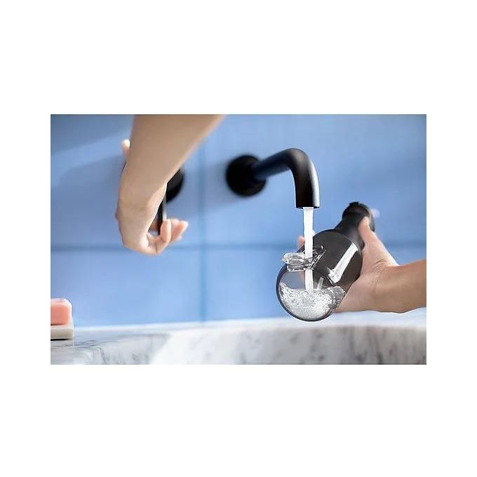 Philips HX3826-33 Sonicare Power Flosser 3000 Irrigatore Orale Cordless Quad Stream 2 modalita' 3 intensita' 250 ml autonomia 14 giorni colore Nero