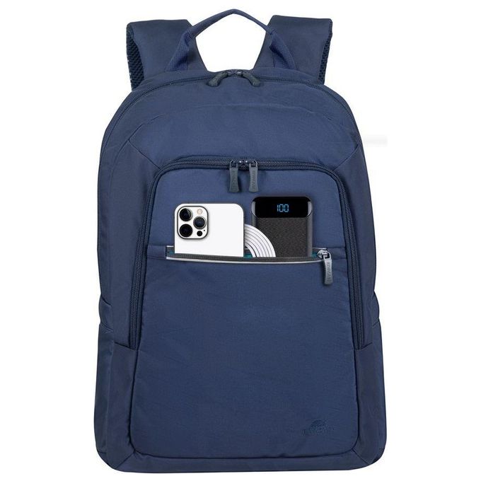 RivaCase 7561 Alpendorf Zaino per Notebook fino a 16'' Resistente all'acqua in RPET Poliestere Riciclato colore Blu Scuro