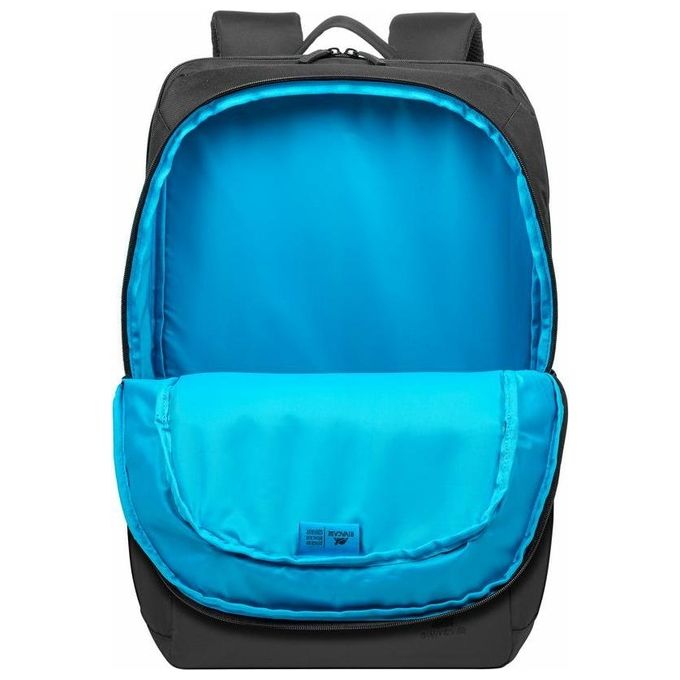 Rivacase 8267 BLACK Zaino City Backpack per Notebook 17.3'' Idrorepellente 2 Scomparti colore Nero