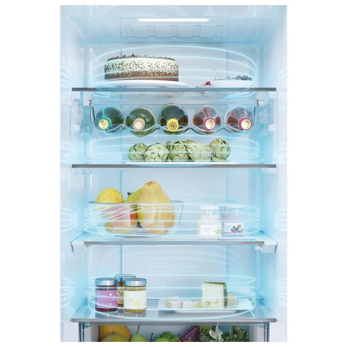 Haier HDPW5620DNPK Serie 5 Pro Frigorifero Combinato 406 L 205 cm Classe D 35 dB Total No Frost Wi-Fi colore Acciaio Inox