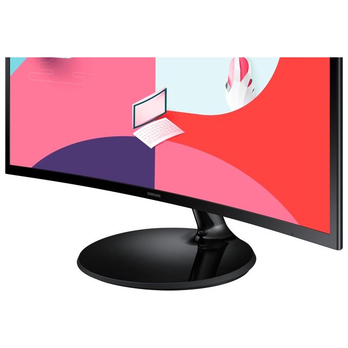 Samsung LS27C364EAUXEN S27C364EAU Monitor PC 27'' Full HD 1920x1080 VA Curvo 1800R 75Hz AMD FreeSync colore Nero