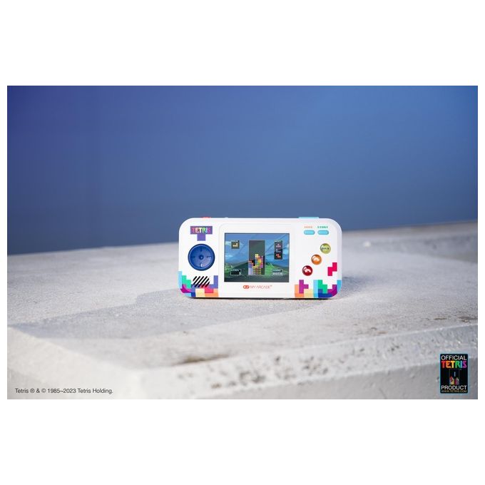 My Arcade DGUNL-7028 Tetris Pocket Player Pro Console da Gioco Portatile Schermo 2.75'' Alimentazione USB-C e Batterie AA colore Multicolore
