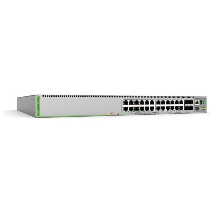 Allied Telesis AT-GS980MX-28PSM-50 Switch di Rete Gestito L3 24 Porte Gigabit Ethernet con PoE+ 370 W 1U colore Grigio
