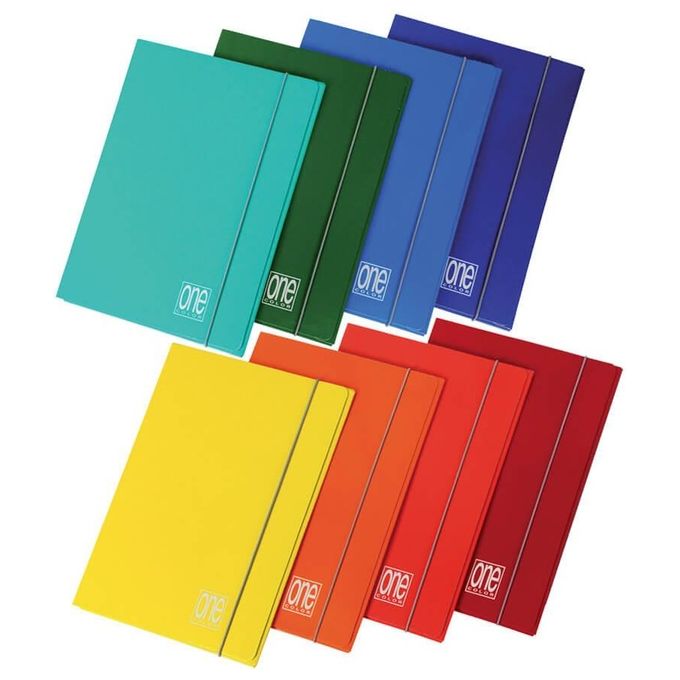 Blasetti Confezione 6 Cartellette a 3 Lembi One Color 26x35x1,2cm