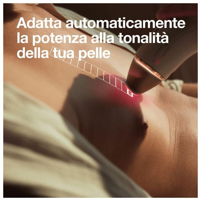 Braun 7500435238373 Silk·expert Pro 5 Epilatore a Luce Pulsata con Sensore Skin Pro 2.0 10 Livelli di Intensita' 125 Impulsi al Minuto colore Bianco