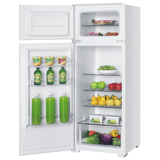 Candy CFBD2450-2ESH Frigorifero Doppia Porta da Incasso 205 L 145 cm Classe E 39 dB Cassetto Crisper colore Bianco