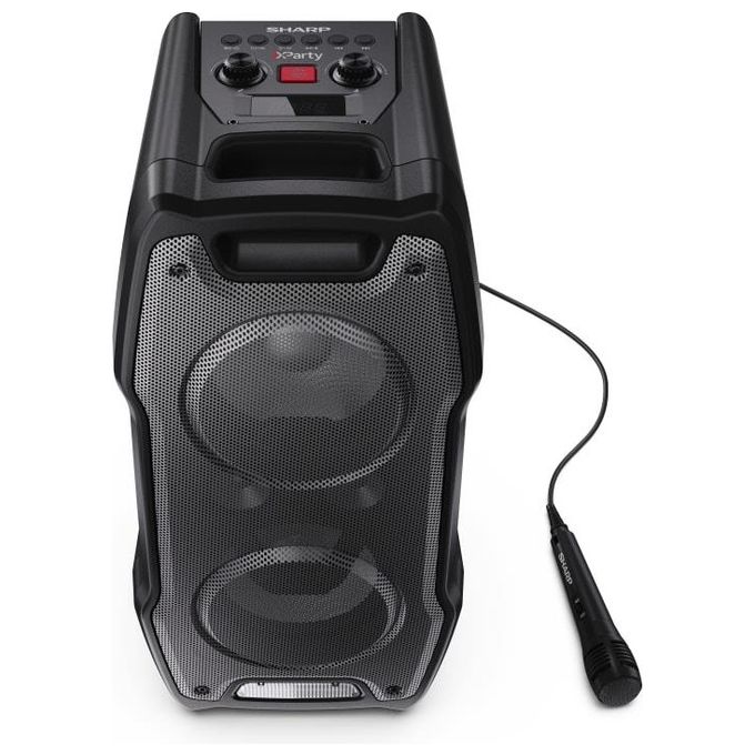 Sharp PS-931 Altoparlante da Festa 180 W Bluetooth 5.3 IPX4 Durata Batteria 13 h colore Nero