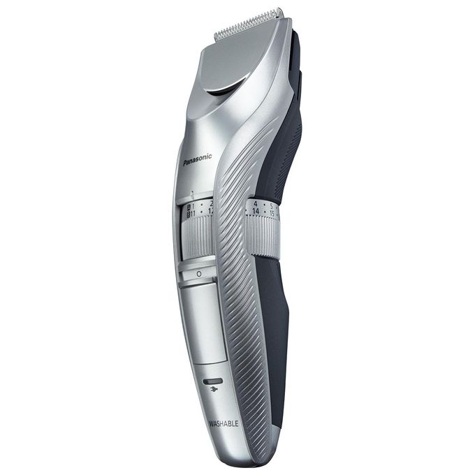 Panasonic ER-GC71-S503 Tagliacapelli Regolabarba Lavabile Taglio 1-20 mm 39 step Pettine 0,5 mm Ricarica 8 ore Autonomia 40 minuti Silver