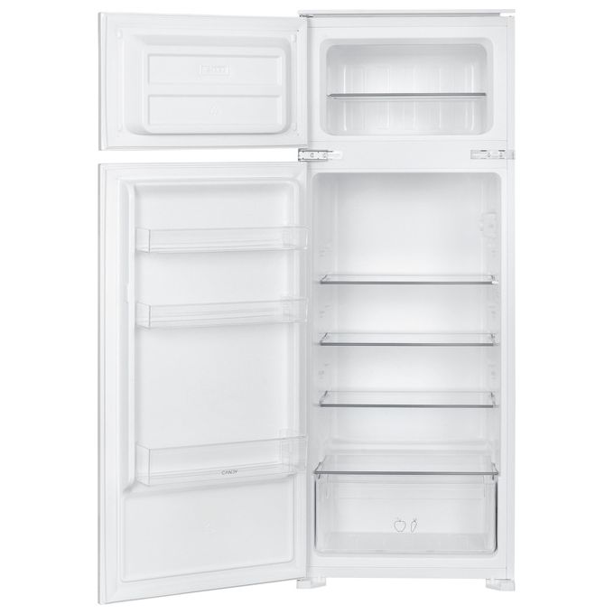 Candy CFBD2450-2ESH Frigorifero Doppia Porta da Incasso 205 L 145 cm Classe E 39 dB Cassetto Crisper colore Bianco