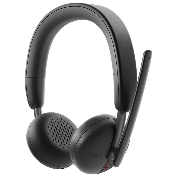 DELL WL3024-DWW Cuffie senza fili Pro Auricolare Con cavo e senza cavo Bluetooth 5.3 Cancellazione rumore AI Microfono asta 41 h autonomia colore Nero
