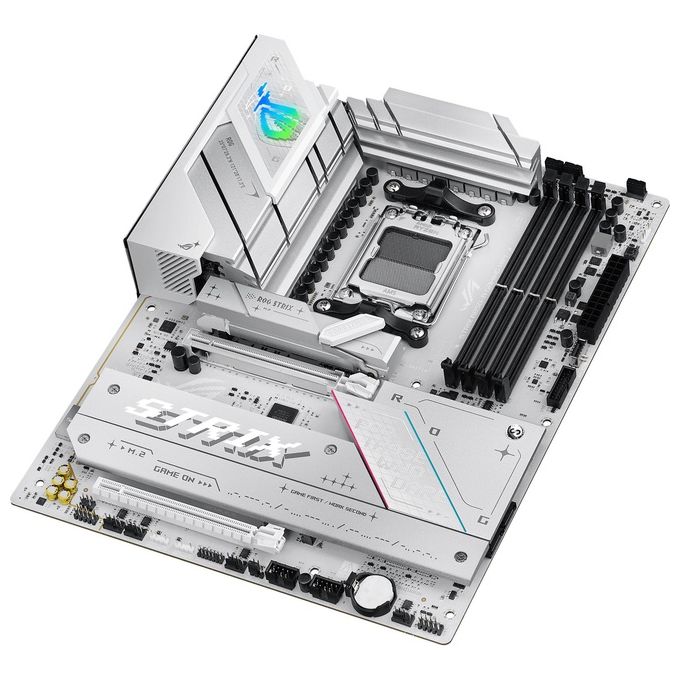 ASUS 90MB1J50-M0AAY0 ROG STRIX B850-A Scheda Madre ATX Socket AM5 DDR5 fino a 8000 MHz Wi-Fi 7 colore Bianco