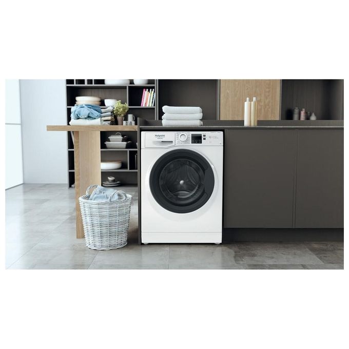 Hotpoint NF96WK Lavatrice a Libera Installazione 9Kg 1400 Giri-min Bianco