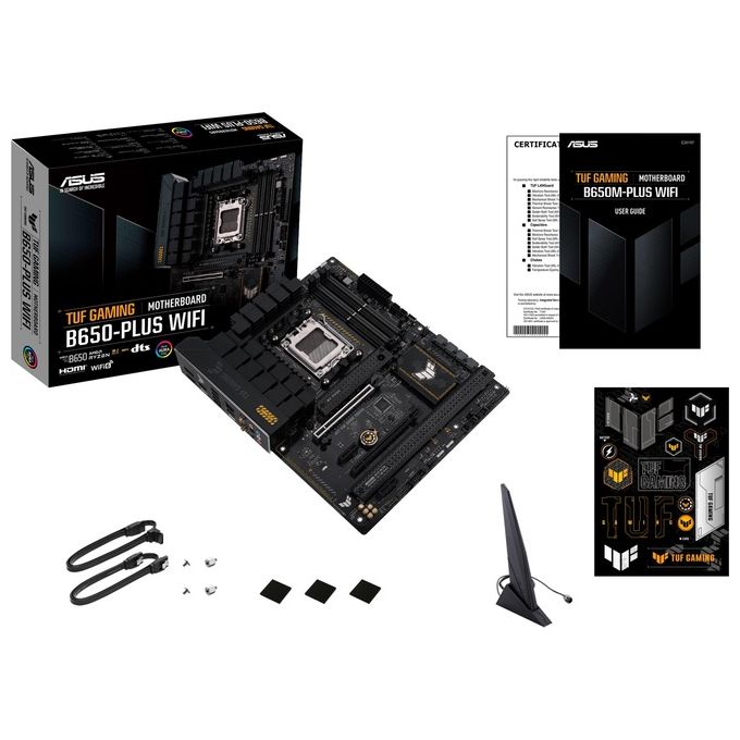 Asus TUF GAMING B650-PLUS WIFI Scheda Madre ATX Socket AM5 AMD B650 DDR5 128 GB Wi-Fi 6 2.5 Gigabit Ethernet 3x M.2 colore Nero