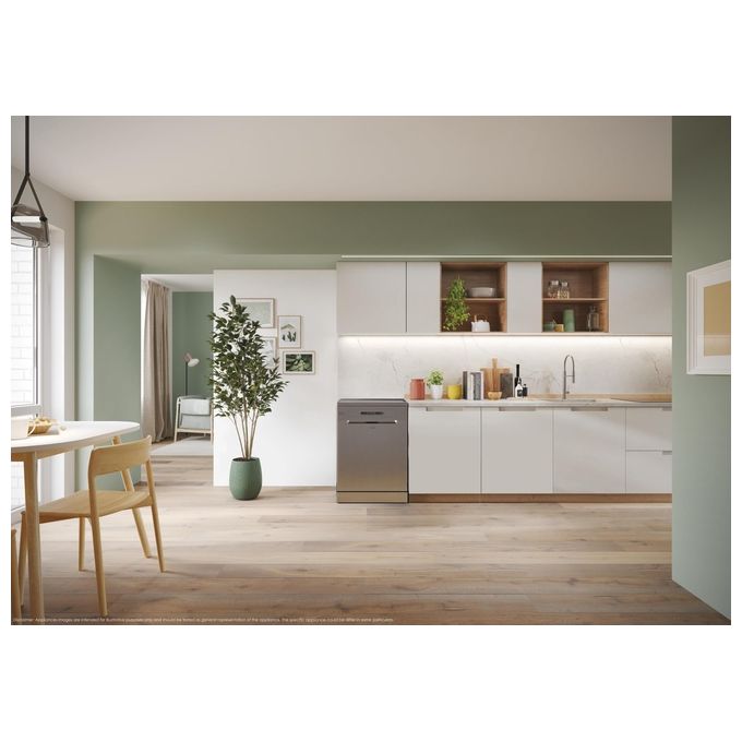 Candy CF 3E9E0X Rapido Lavastoviglie Libera Installazione 13 coperti Classe E 5 Programmi Motore Inverter 49 dB (85x60x60 cm) colore Acciaio Inox