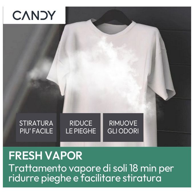 Candy Lavatrice a carica frontale ProWash 550 BP 411BL9-S Lavatrice a carica frontale, Libera installazione, 11 kg, 1400 RPM, Classe A, Bianco, 16 programmi, Controllo remoto avanzato e contenuti extra in App (Wi-Fi + BLUETOOTH), L x P x A (mm) 595x681x8