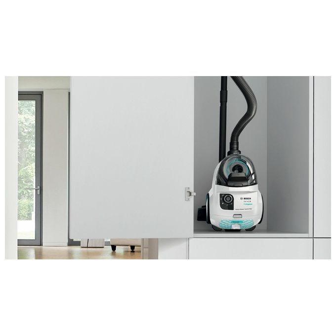 Bosch BGC21HYG1 Serie 4 Aspirapolvere a Traino Senza Sacco Power AirCycle 2 L 550 W 78 dB colore Bianco