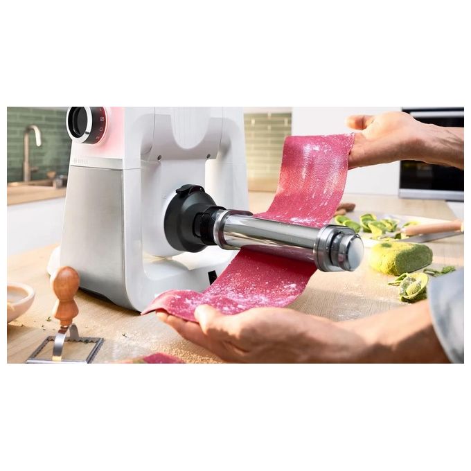 Bosch MUZS6PP Serie 6 Set di attacchi per preparazione pasta fresca Acciaio inox colore Argento