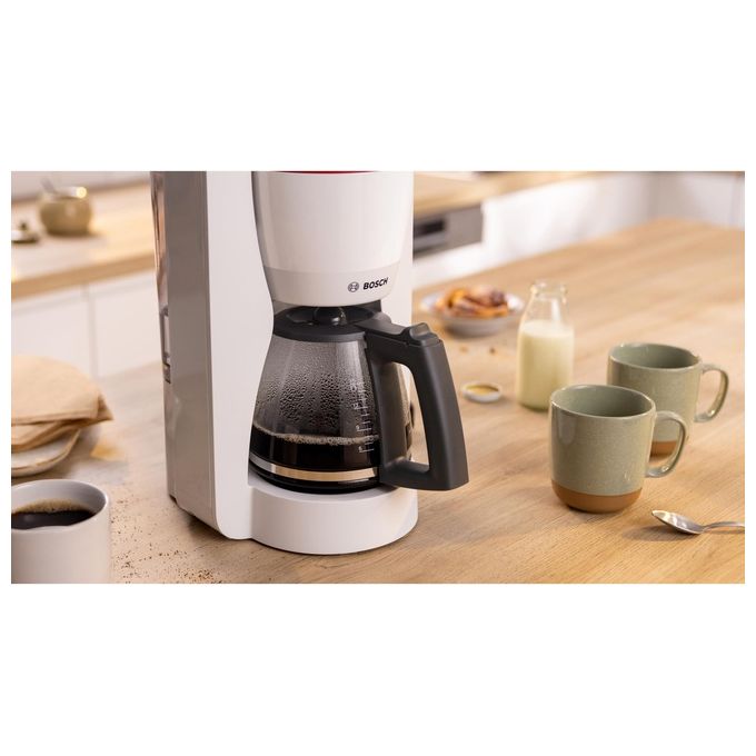 Bosch TKA2M114 Macchina da caffe' Manuale 1,25 L 15 tazze Funzione Mantieni al Caldo colore Rosso 1200