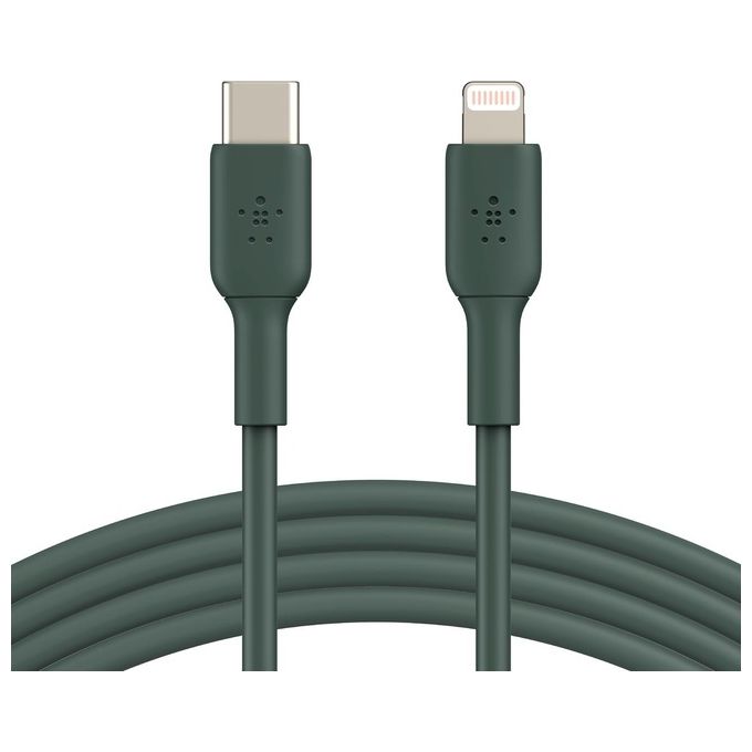 Belkin CAA003BT2MBK Boost Charge Cavo da USB C a Lightning 2 m Ricarica Rapida Certificato MFi colore Nero