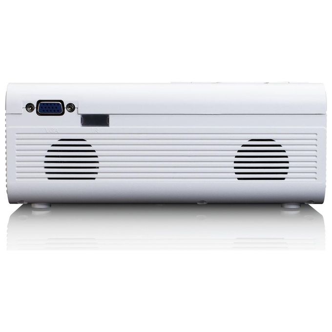 Lenco LPJ-280WH Videoproiettore LCD 2800 lumen 800 x 480 pixel supporto Full HD 1080P colore Bianco