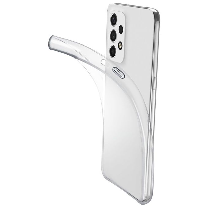 Cellularline FINECGALA53T Fine Cover Custodia Samsung Galaxy A53 5G in Gomma Ultrasottile colore Trasparente