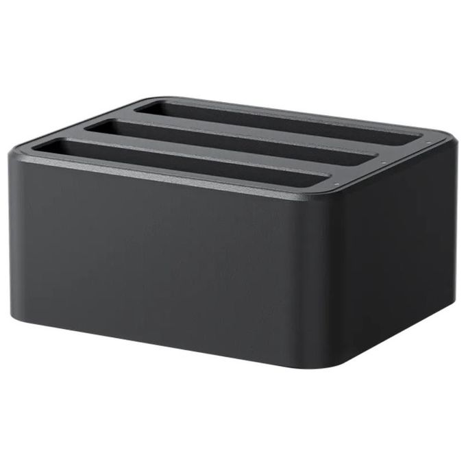 Insta360 CINSBBMJ Caricatore Rapido per 3 Batterie USB-C con Ricarica PD 43 Minuti per Carica Completa colore Nero