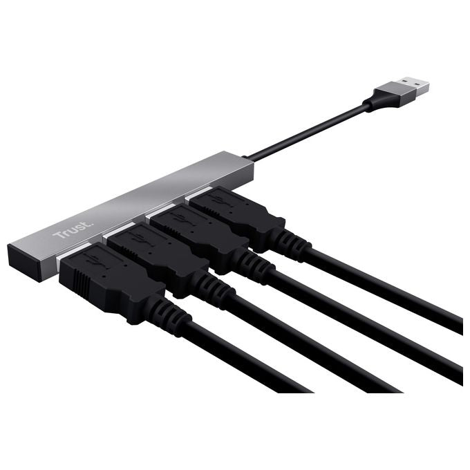 Trust Halyx Aluminium 4 Porte Mini Usb Hub