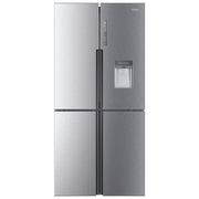 Haier RTG684WHJ Cube 83 Frigorifero 4 Porte 466 L 180 cm Classe F 35 dB No Frost Multi-Airflow colore Argento