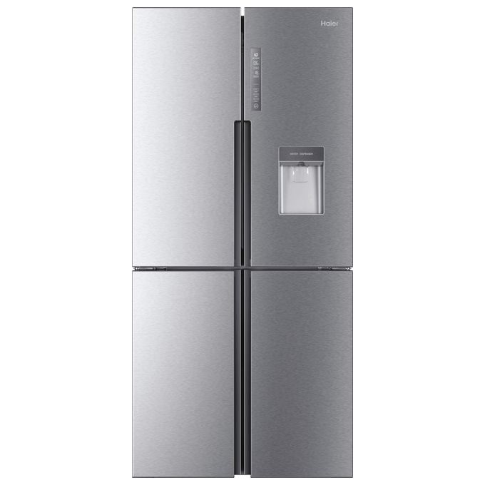 Haier RTG684WHJ Cube 83 Frigorifero 4 Porte 466 L 180 cm Classe F 35 dB No Frost Multi-Airflow colore Argento